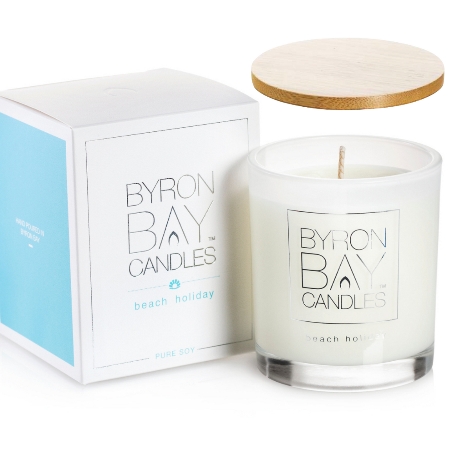 byron bay beach holiday 50 hours candle