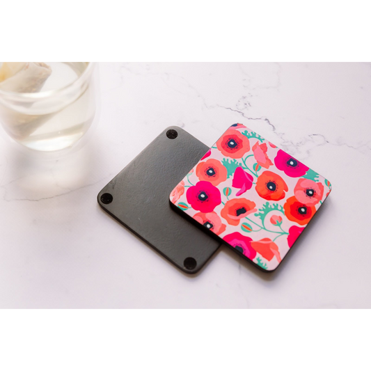 poppy coasters