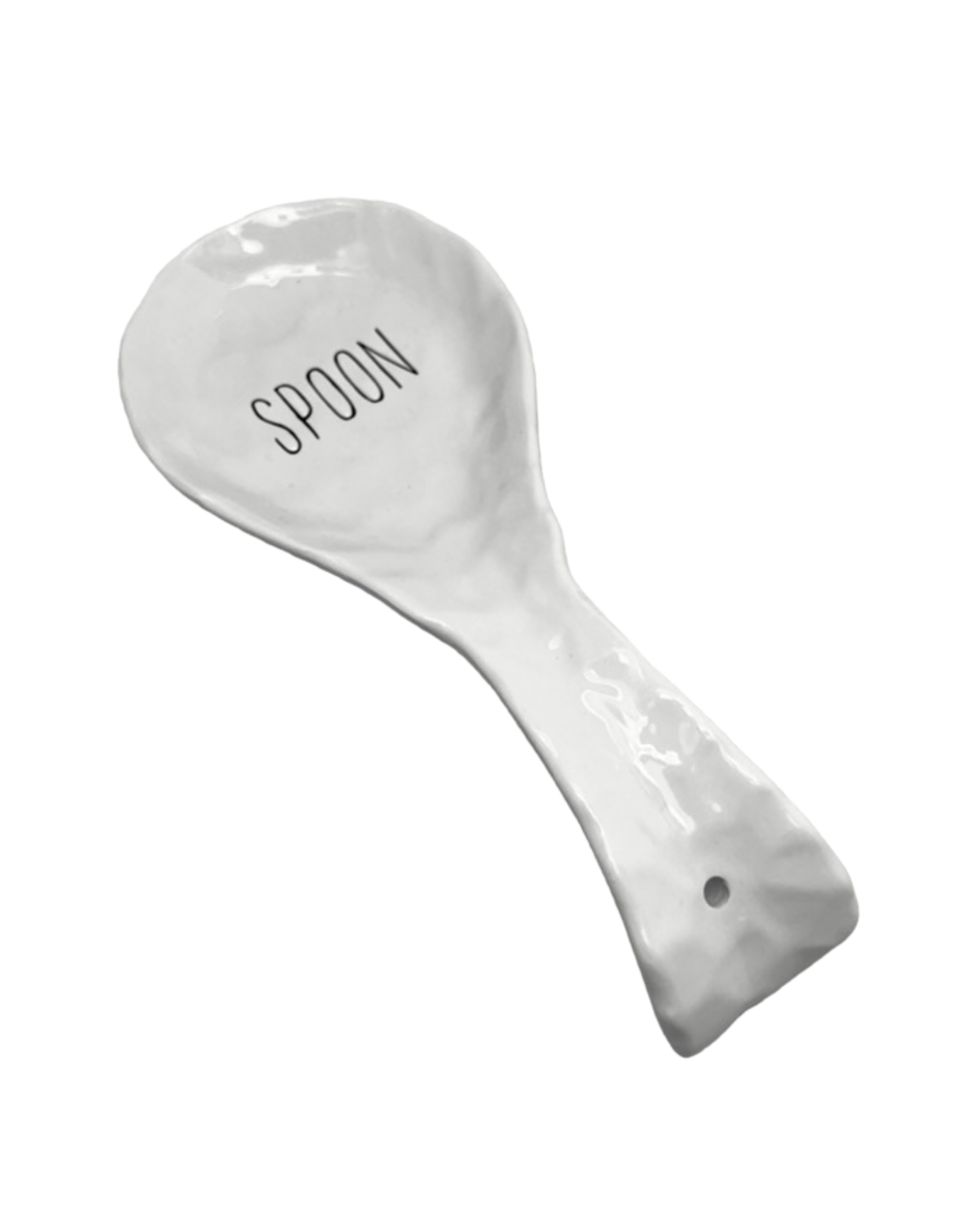 Spade Ceramic Spoon Rest