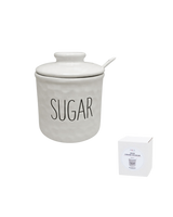 Spade Ceramic Sugar Jar