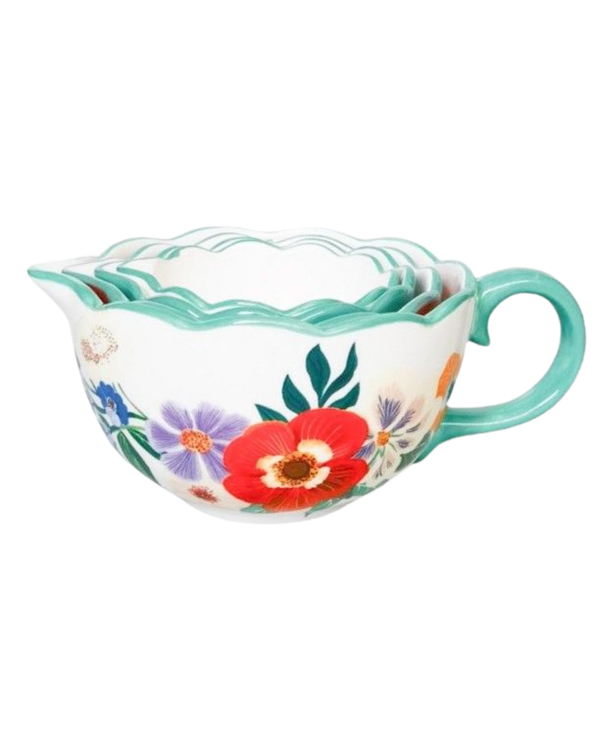 Posie Ceramic Measuring Cups Set of 4