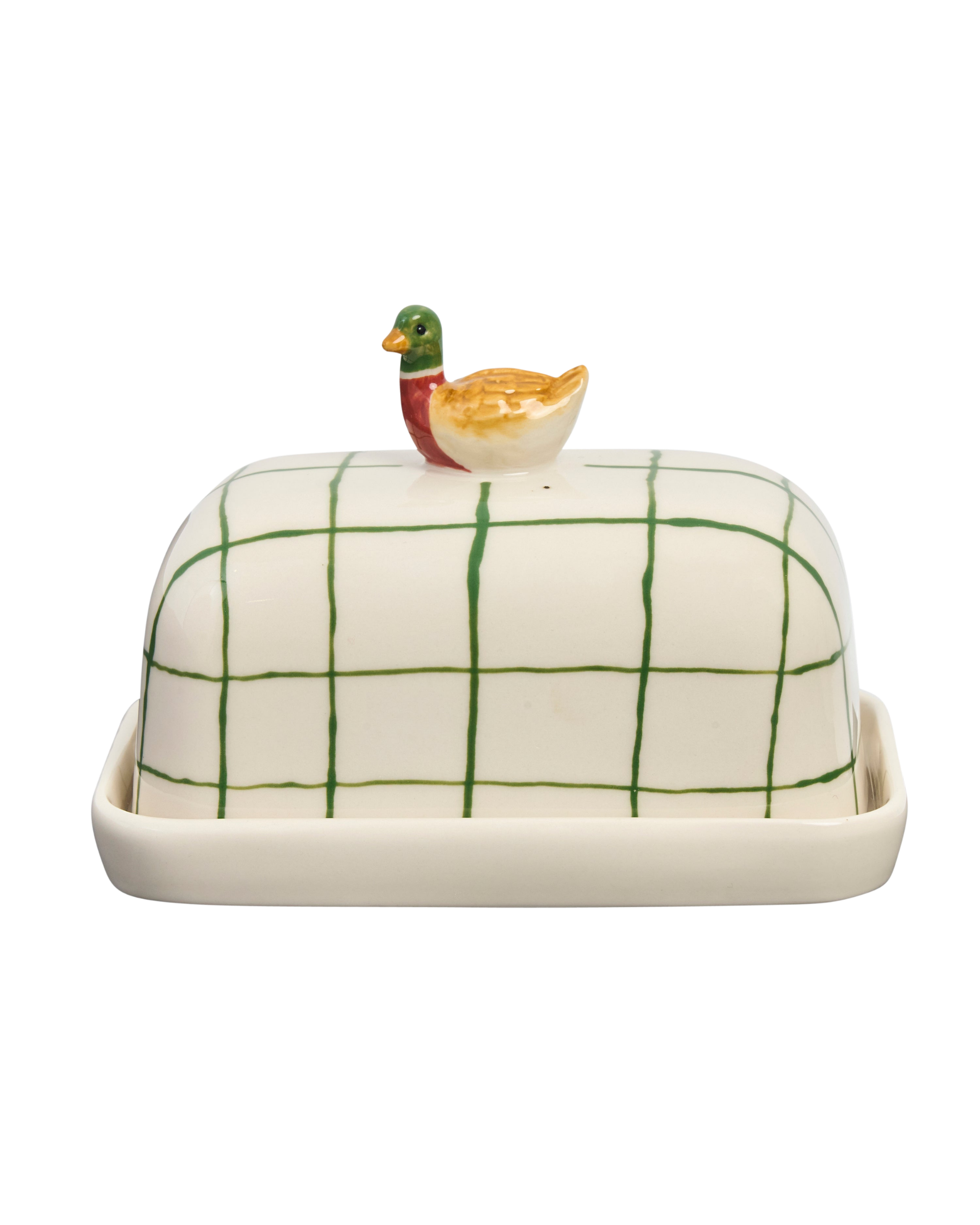 Duck Butter Up Porcelain Butter Dish