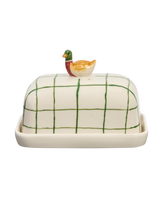 Duck Butter Up Porcelain Butter Dish