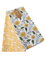 2pce Rabbits Tea Towel Set