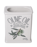 Olive Oil Classic Ceramic Utensil Vessel