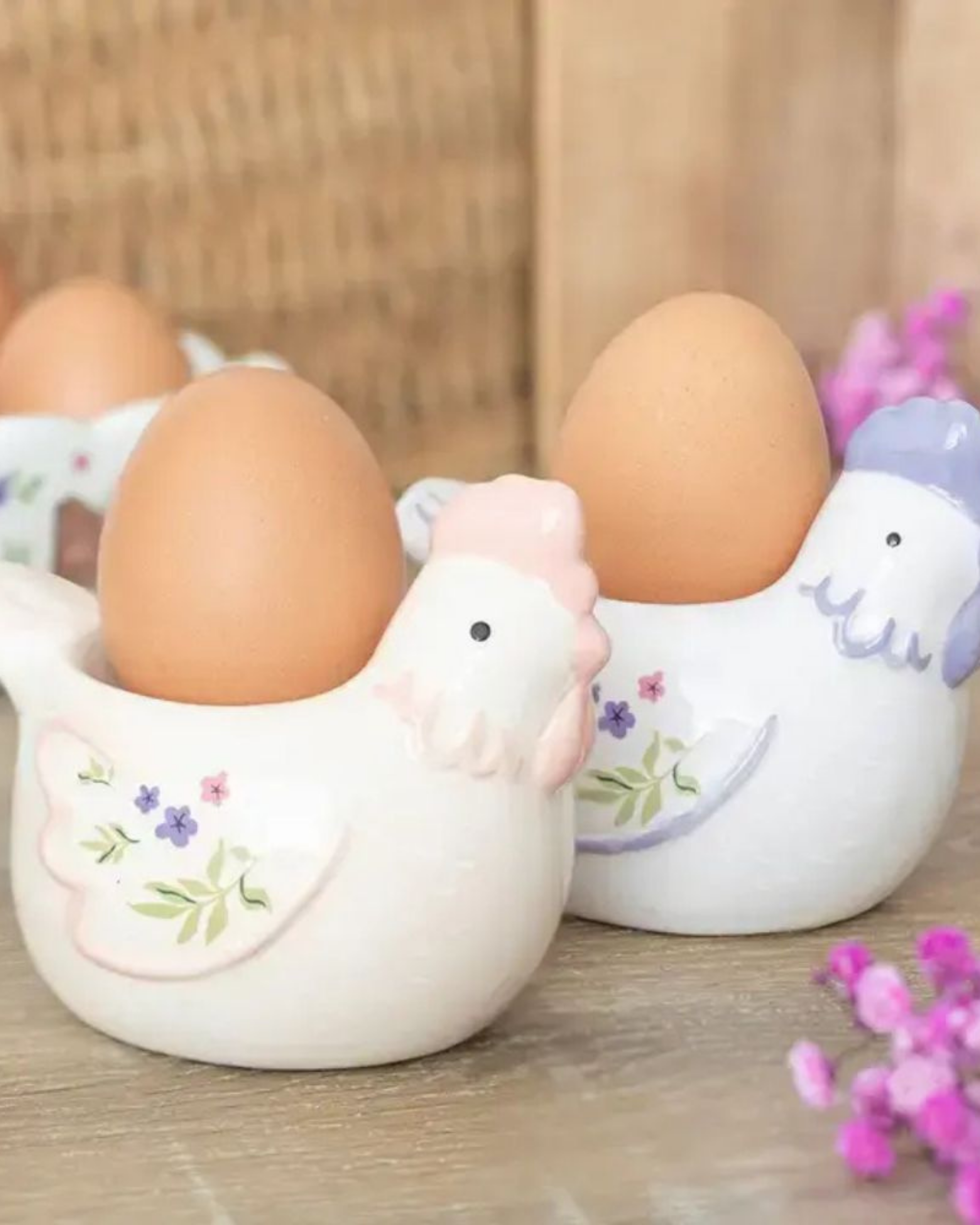 Hen Shaped Egg Cups