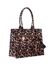 Leopard Ally Book Tote Bag