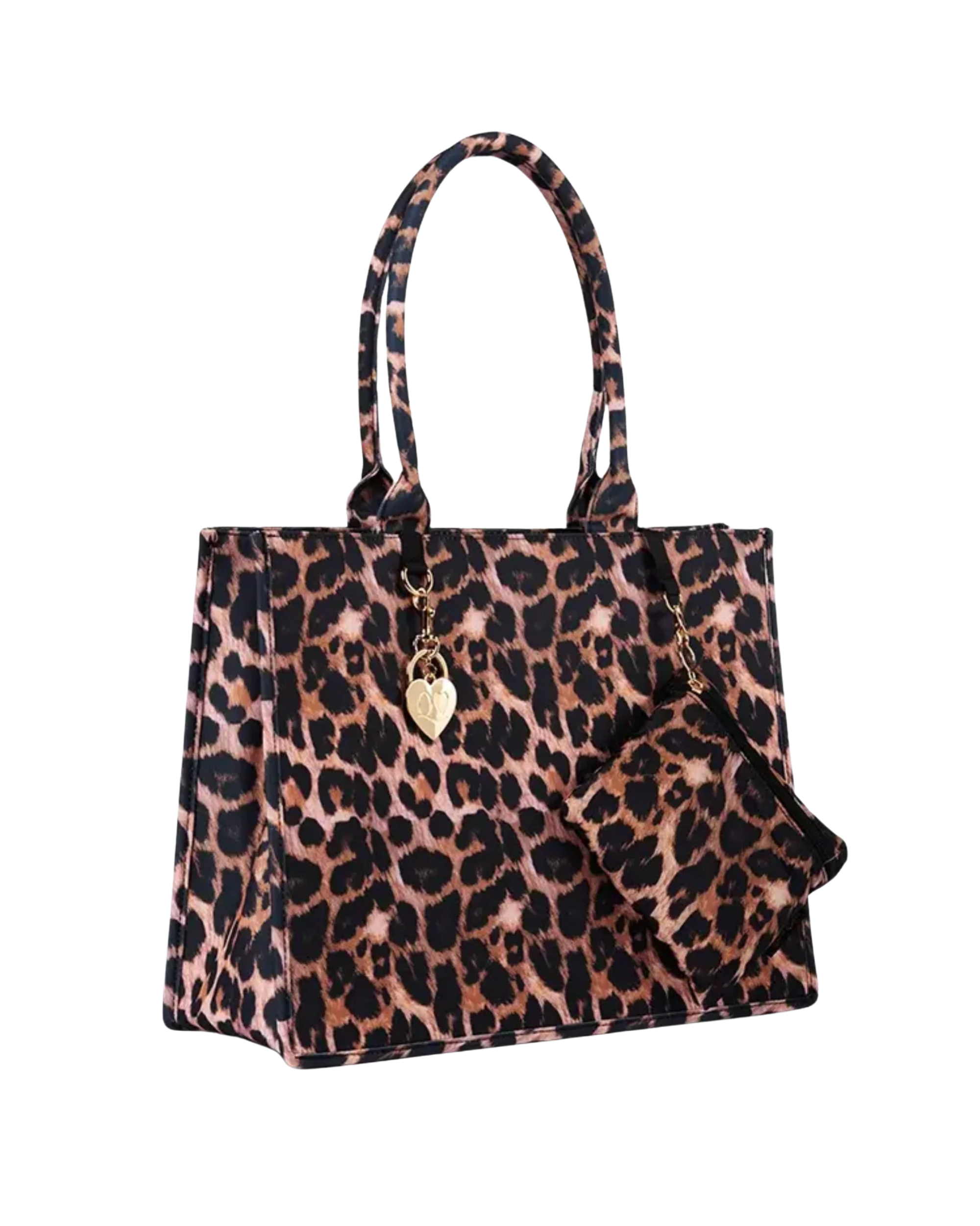 Leopard Ally Book Tote Bag
