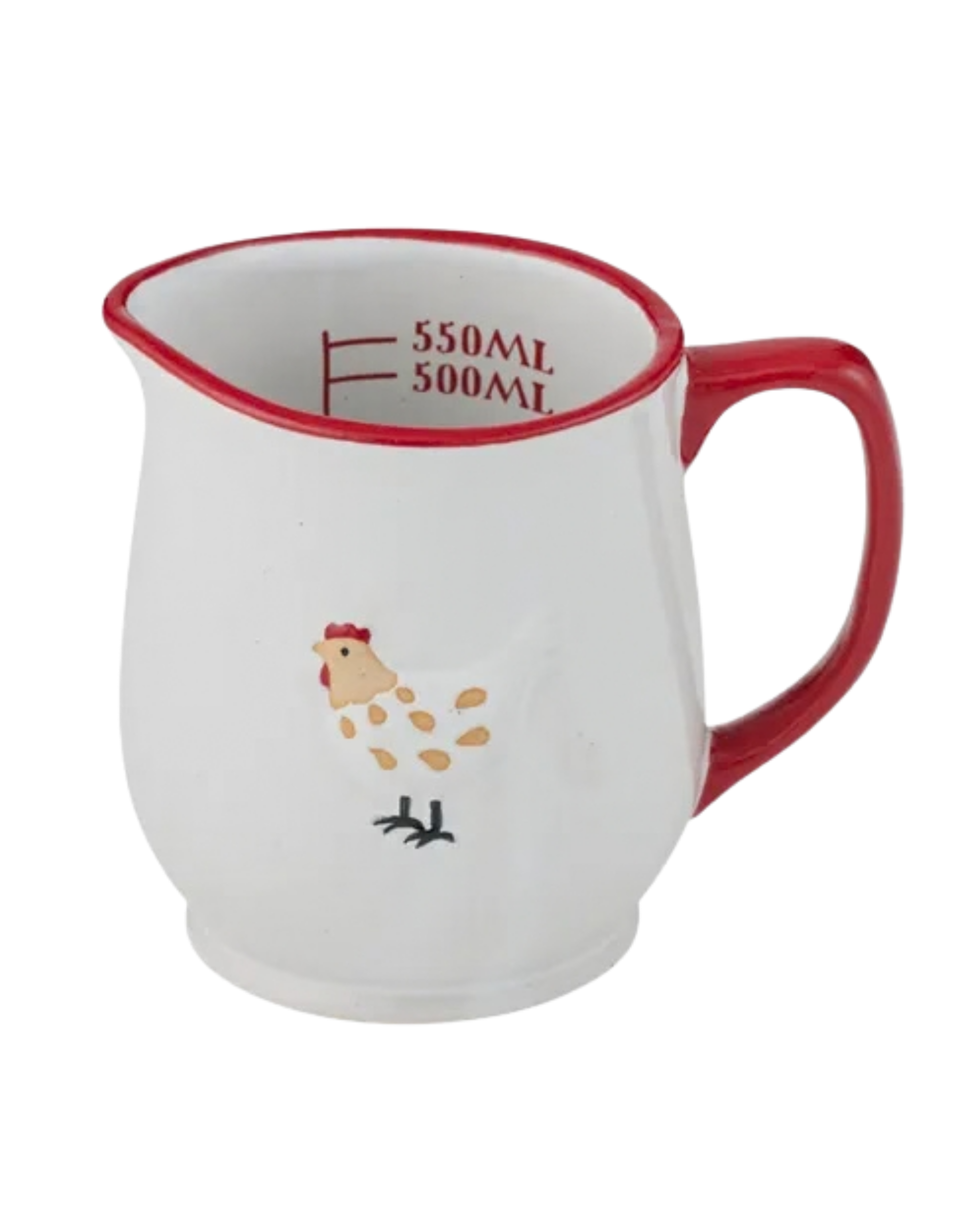 Charlie Chook Ceramic Measuring Jug