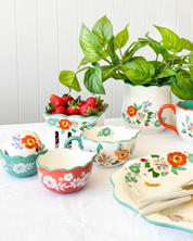 Posie Ceramic Fruit Basket