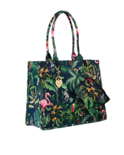 Pink Flamingo Ally Book Tote Bag
