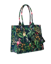 Pink Flamingo Ally Book Tote Bag