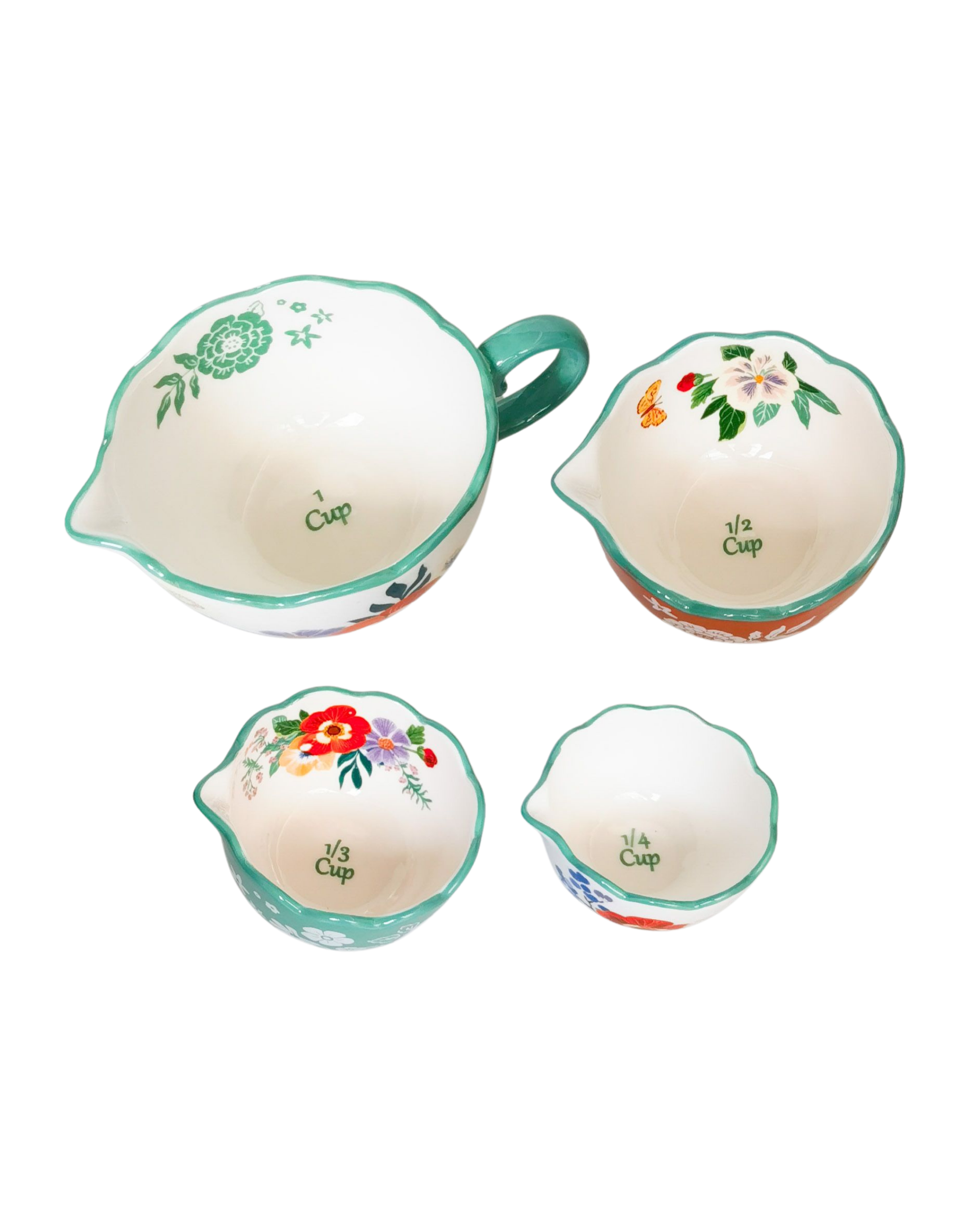Posie Ceramic Measuring Cups Set of 4