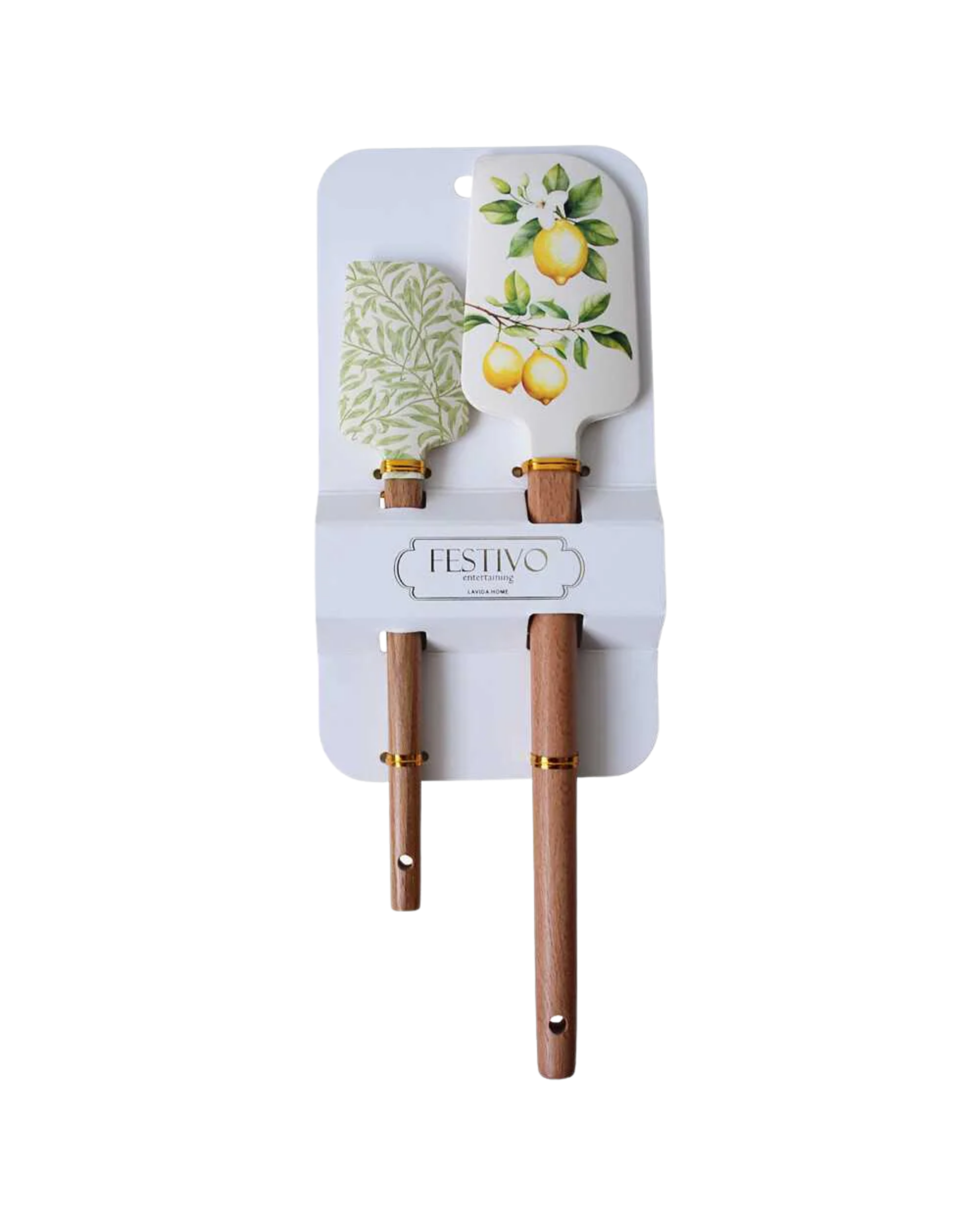 Botanical Lemon Spatula Set