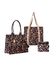 Leopard Ally Book Tote Bag