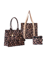 Leopard Ally Book Tote Bag