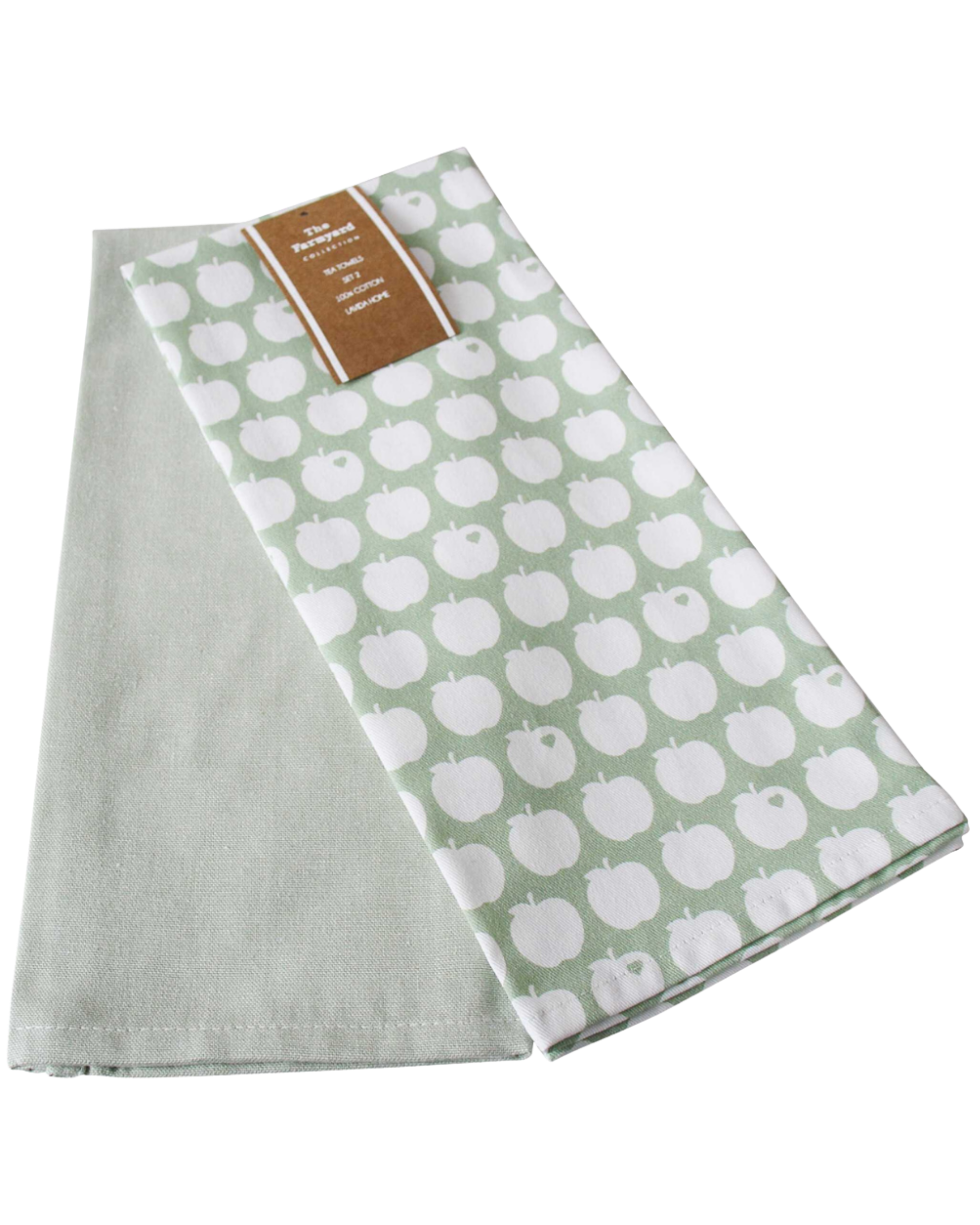 2pce Apple Tea Towel Set