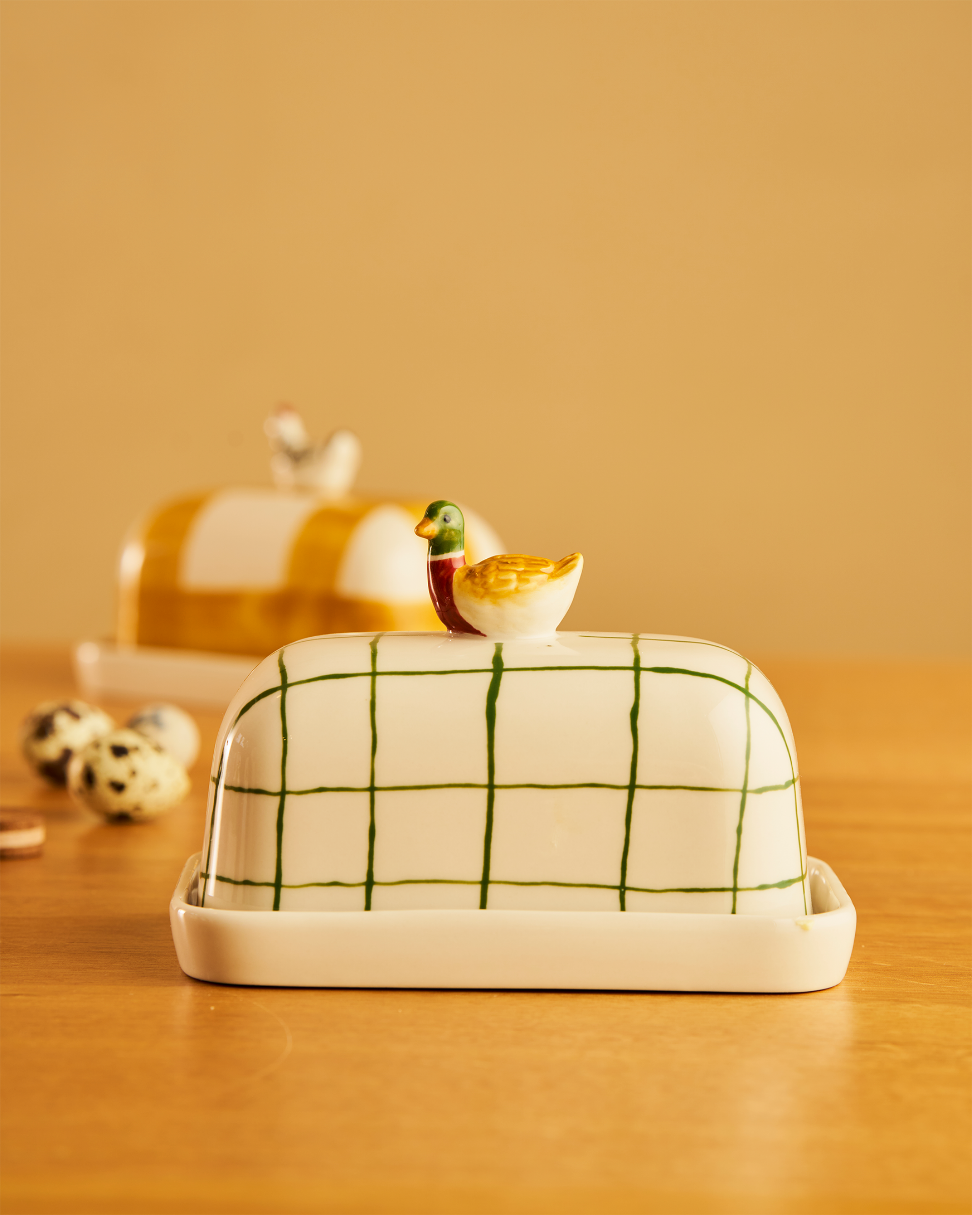 Duck Butter Up Porcelain Butter Dish