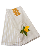2pce Lemon Tea Towel Set