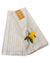 2pce Lemon Tea Towel Set