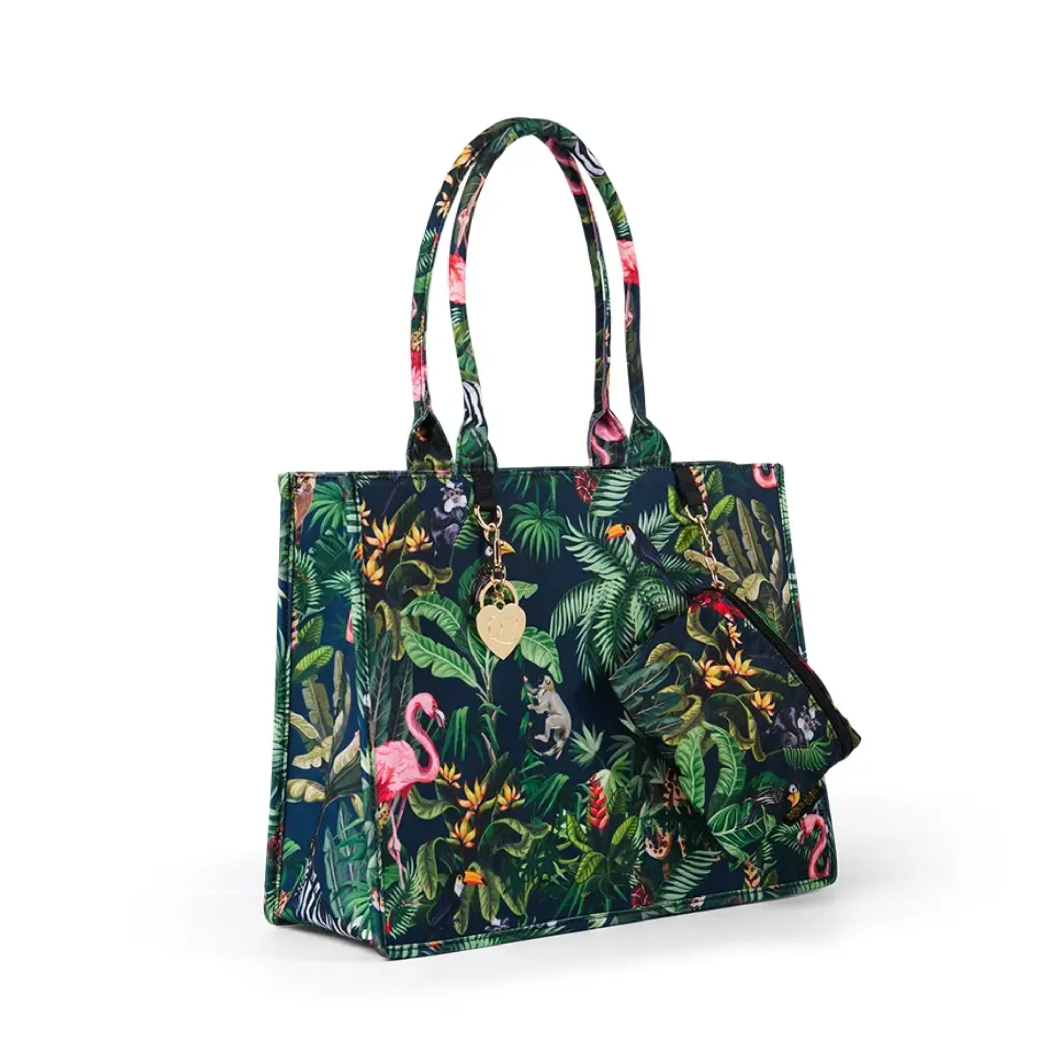 Pink Flamingo Ally Book Tote Bag