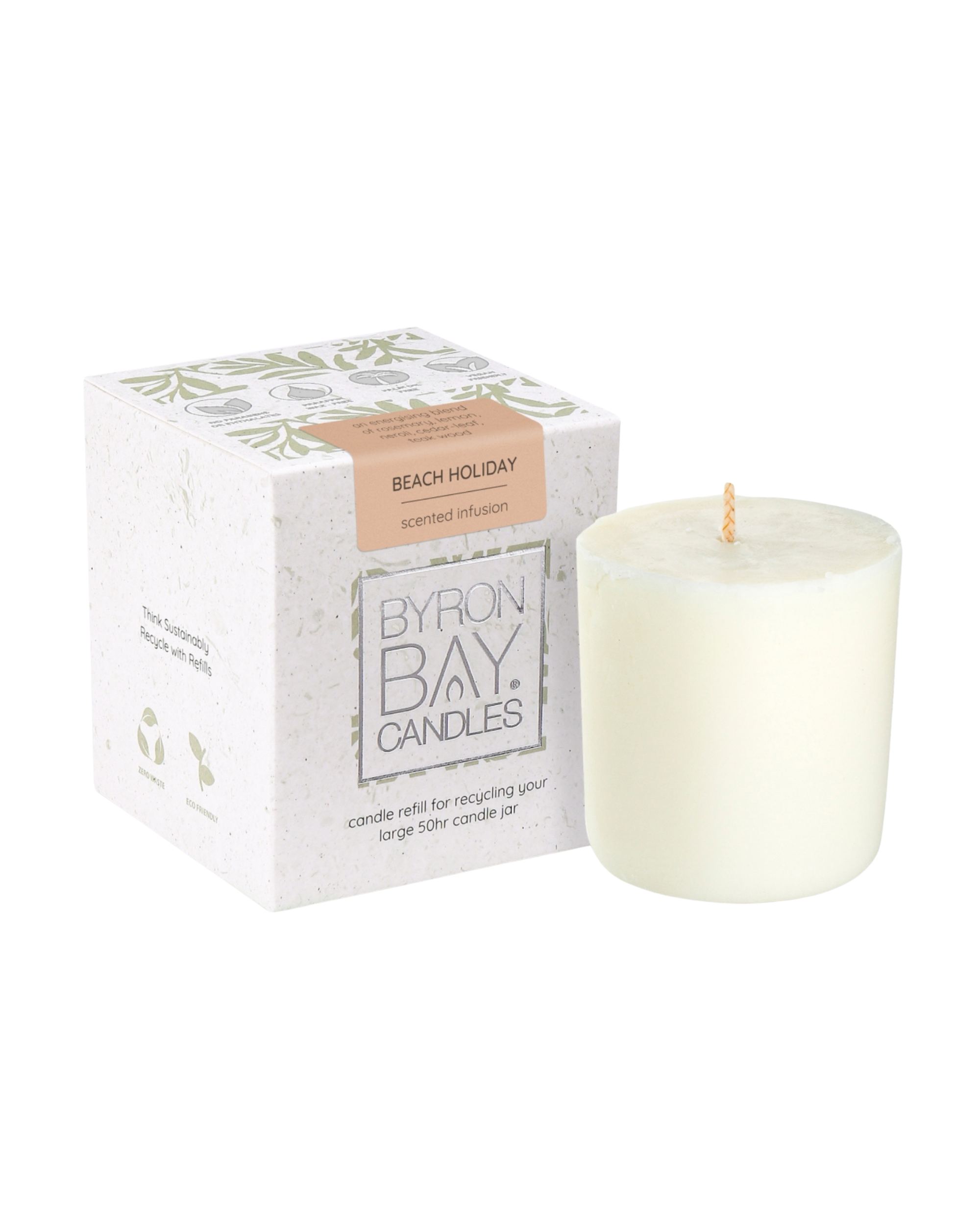 Beach Holiday Candle Jar Refill