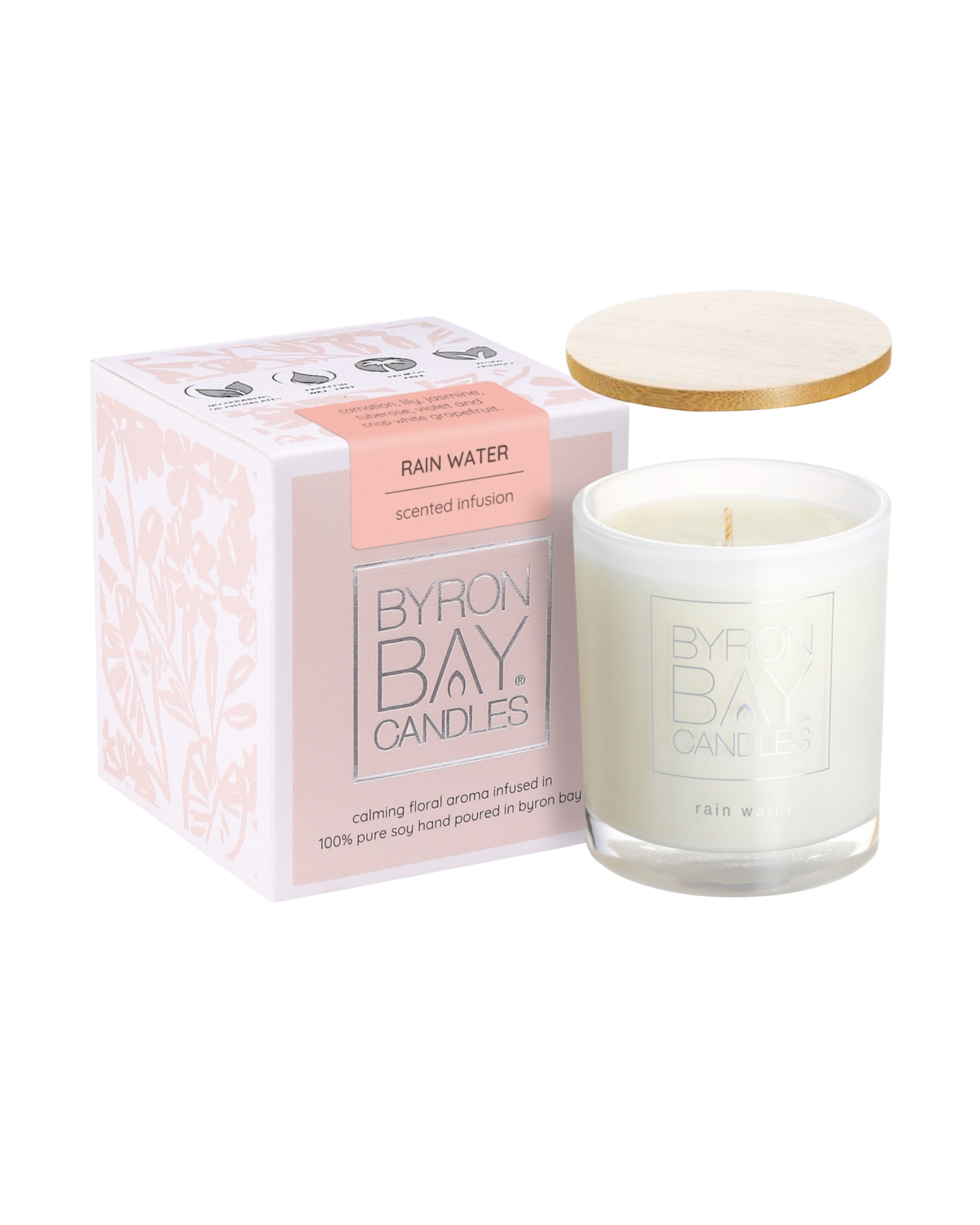 Rain Water – Medium 30 Hour Pure Soy Candle