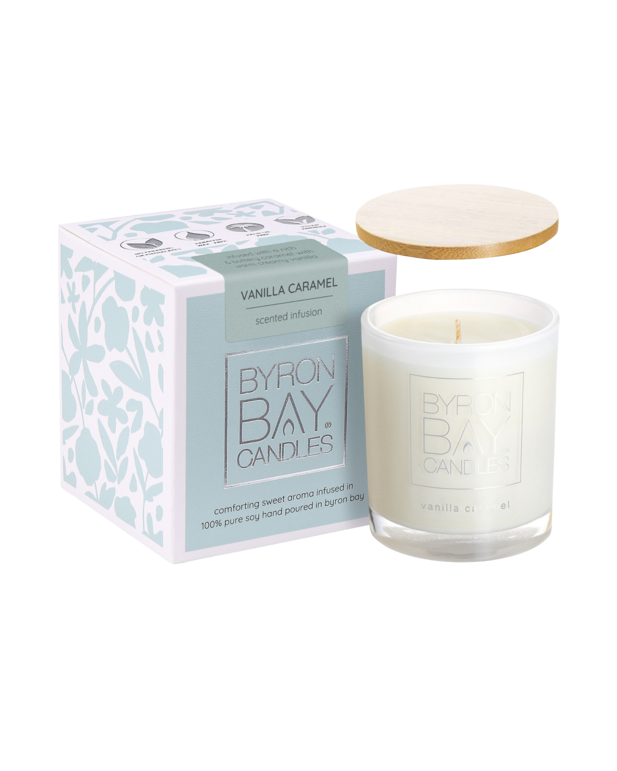 Vanilla Caramel – Medium 30 Hour Pure Soy Candle