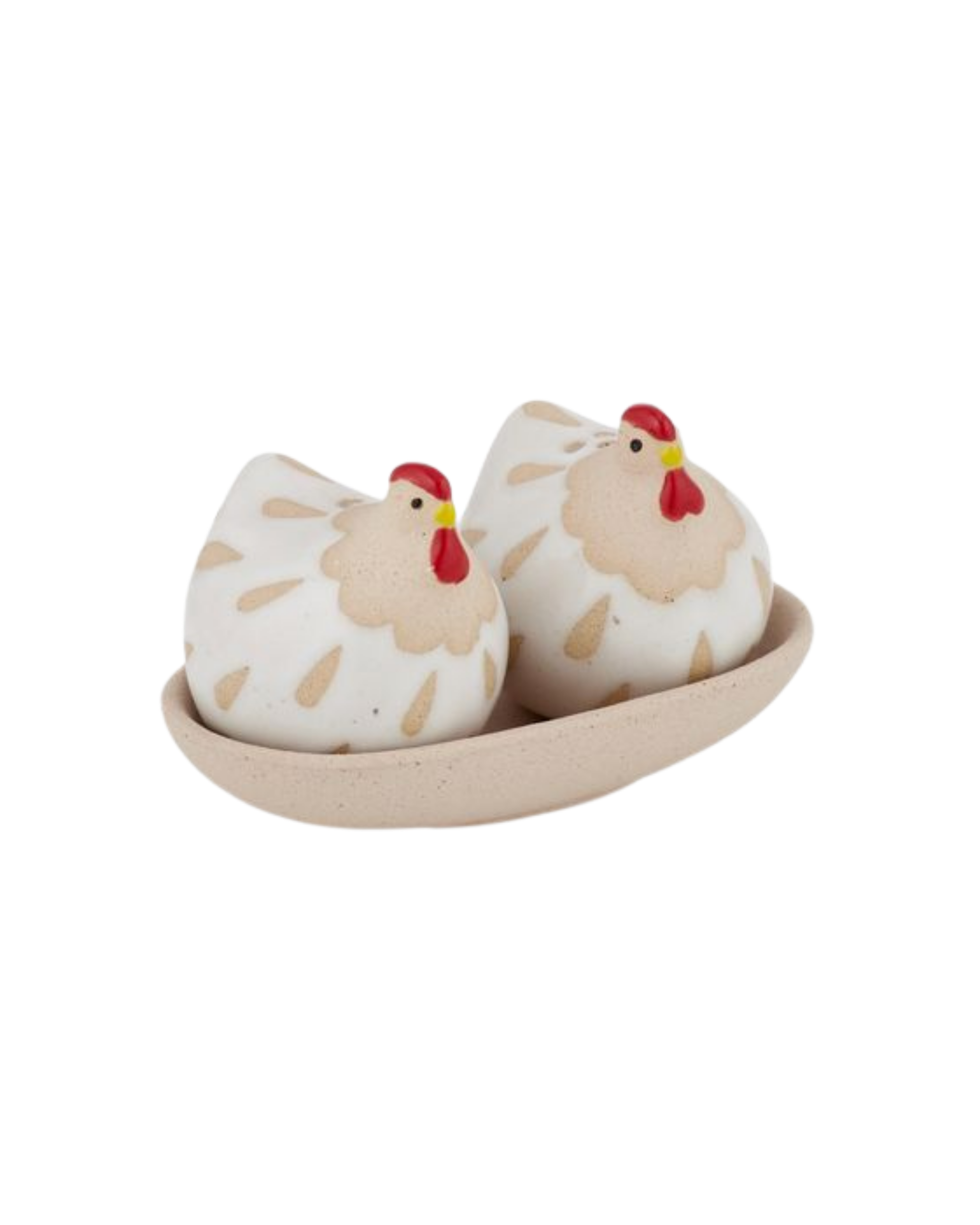 Charlie Chook Ceramic Salt & Pepper Shakers