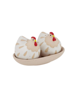 Charlie Chook Ceramic Salt & Pepper Shakers