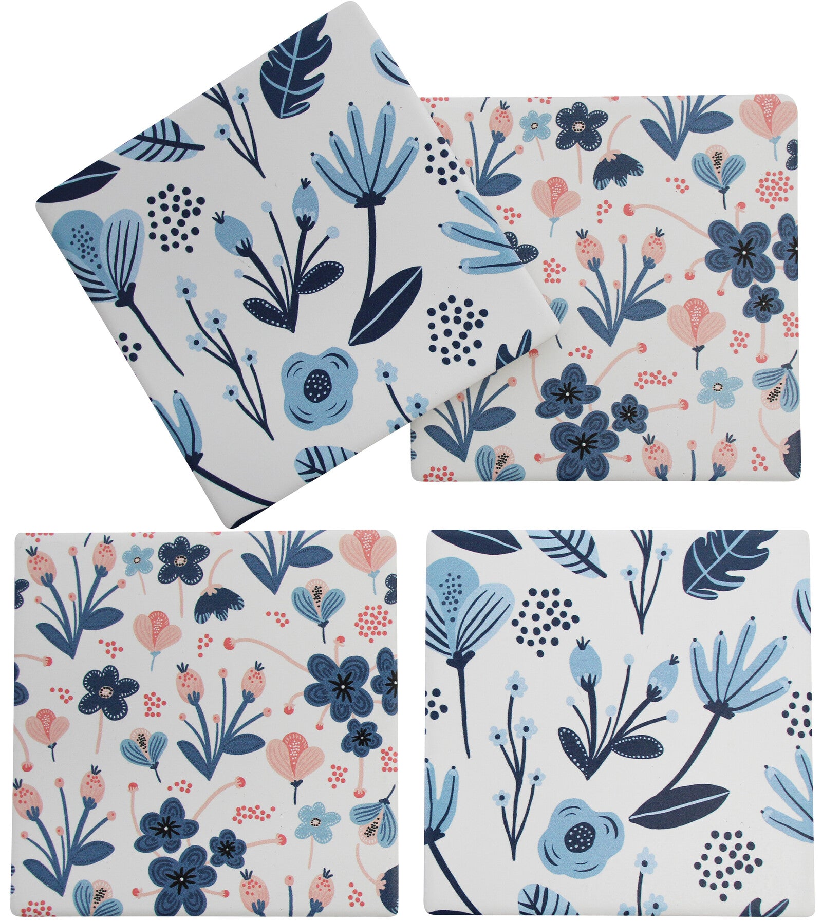 cottage blue coasteres