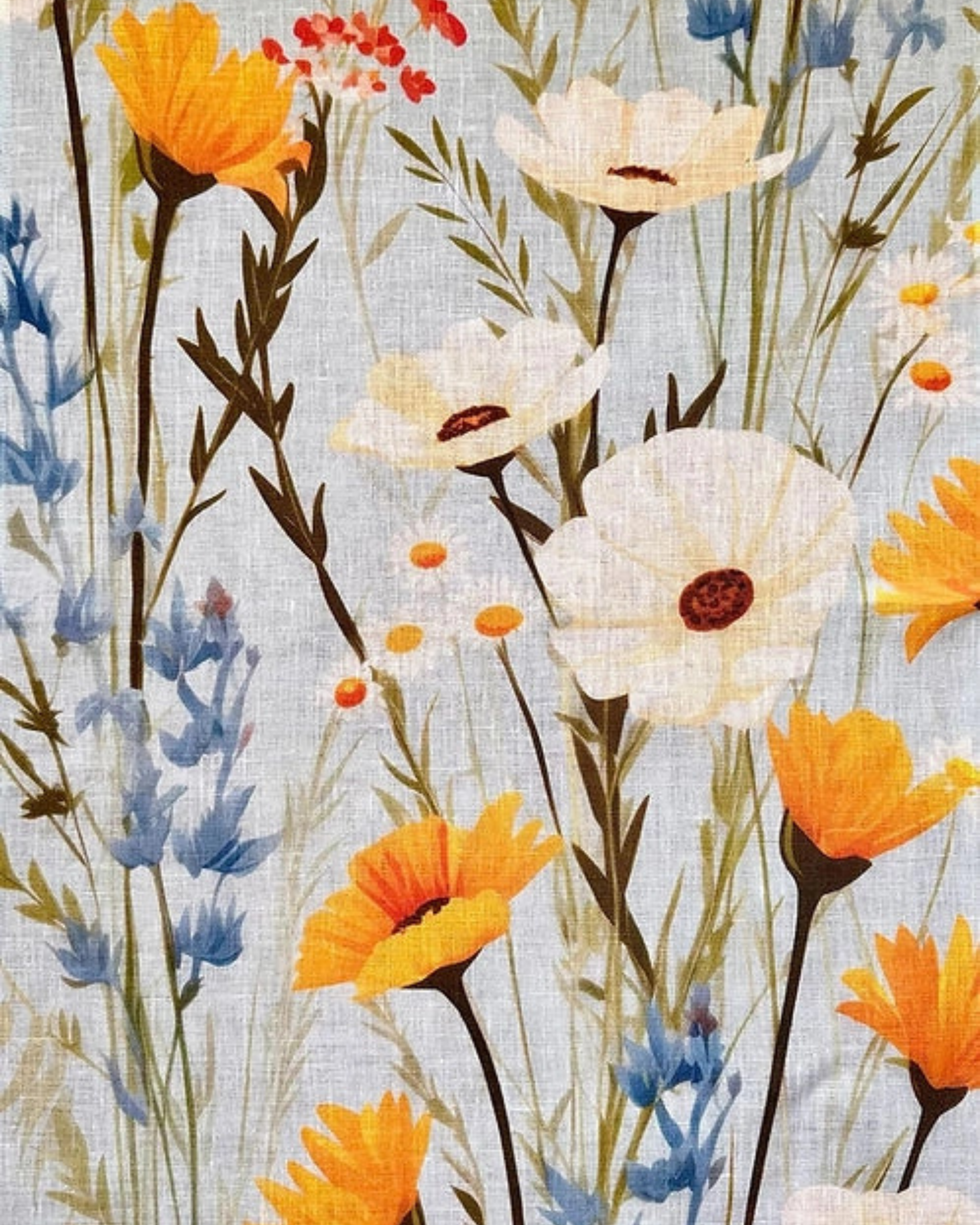 Field Flower Pure Organic Linen Tea Towel