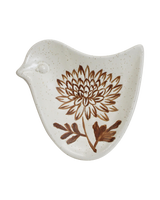 Folk Bird Dish Bloom Natural