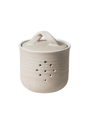 Garden-to-Table Clay Garlic Canister