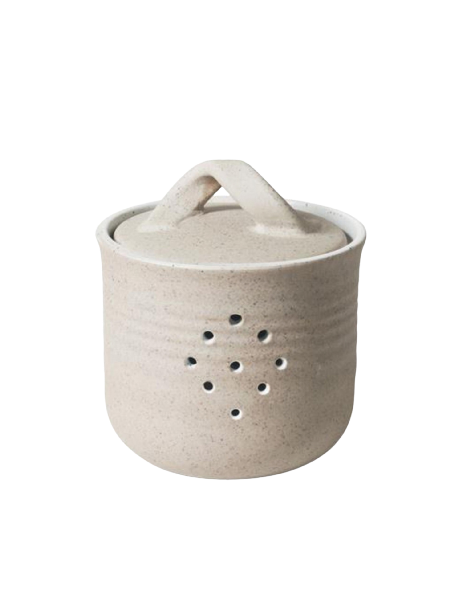 Garden-to-Table Clay Garlic Canister