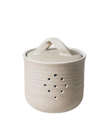 Garden-to-Table Clay Garlic Canister
