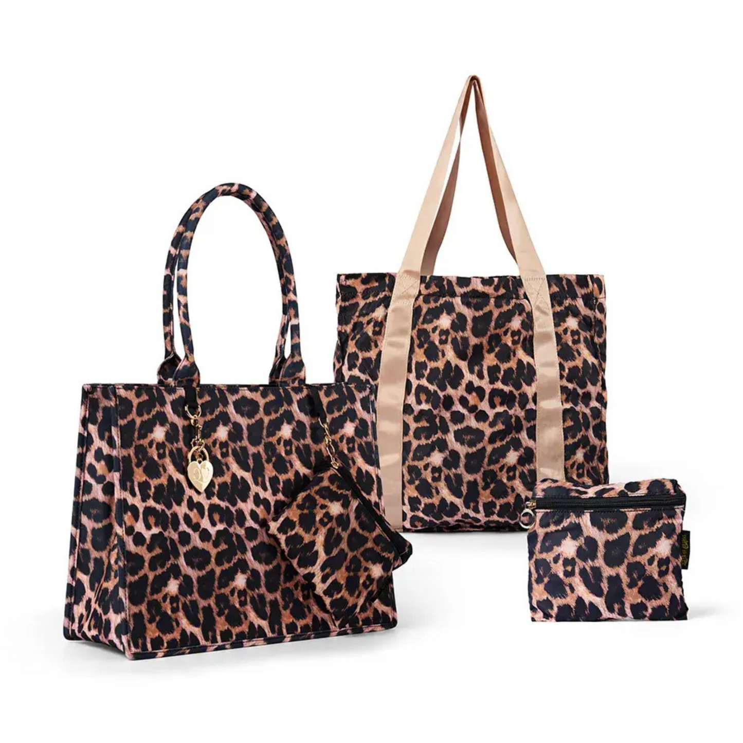 Leopard Ally Book Tote Bag