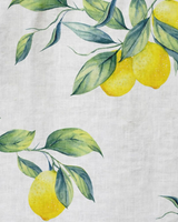 Lemons Pure Organic Linen Tea Towel