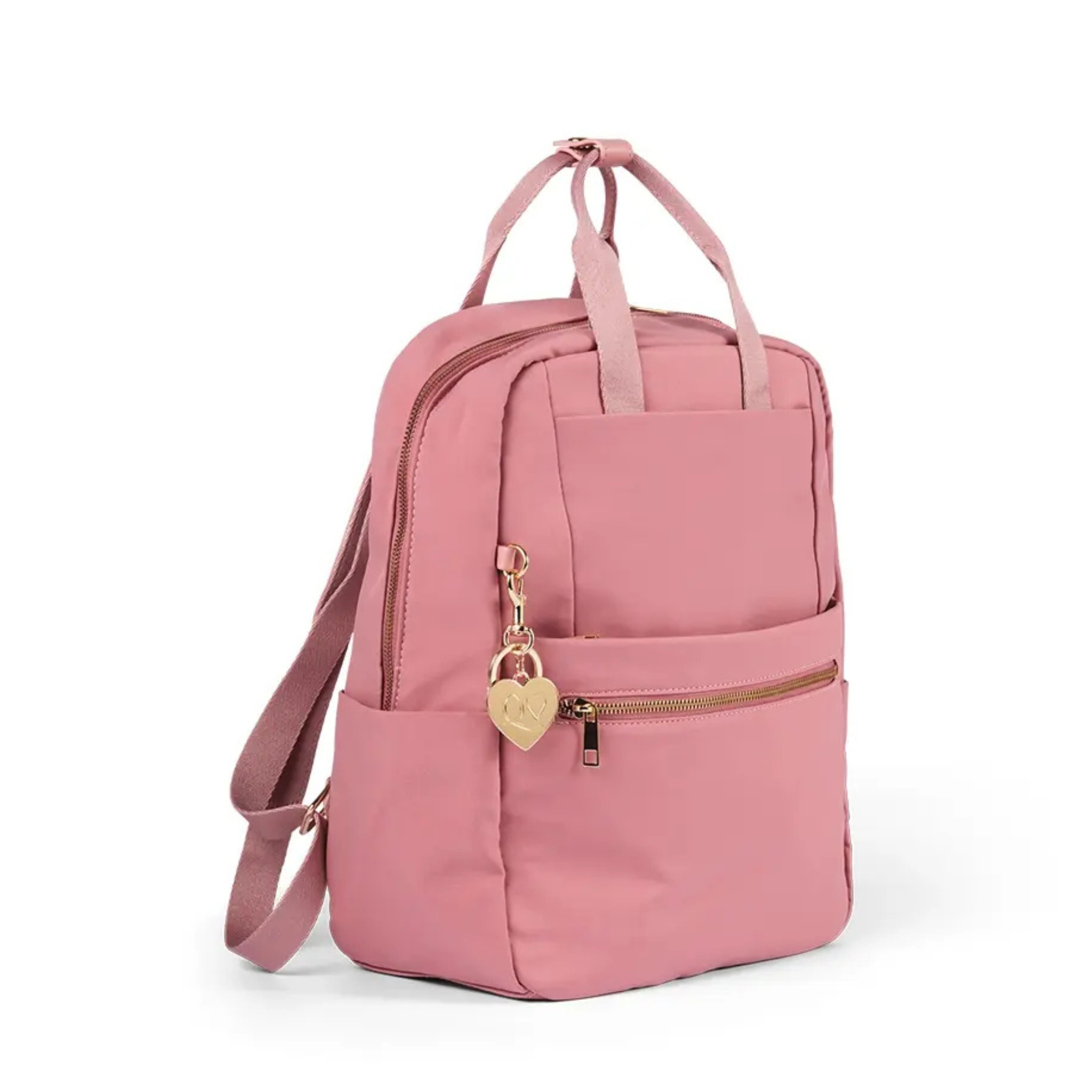 Zoe Laptop Backpack Blush Pink