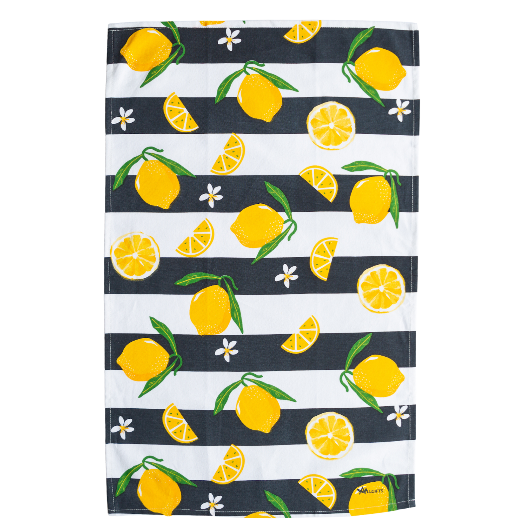 Lemon Stripe Tea Towel