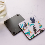 magpie coasters