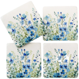 Blue Floral Coasters