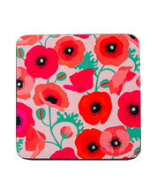 Poppies Coasters – Set of 4