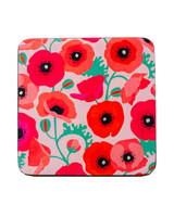 Poppies Coasters – Set of 4