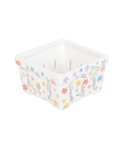 Spring Floral Berry Basket