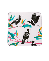 Magpies Coasters – Set of 4